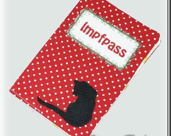 Impfpass-Hülle für Katzen, Impfausweis, Impfpasshülle, EU Tierausweis, Schutzhülle, Heimtierausweis