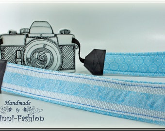 Camera strap SKYBLUE for DSLR or system camera