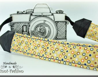 Camera strap Dots for DSLR or system camera