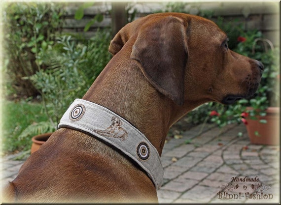 Halsband RHODESIAN RIDGEBACK mit Zugstopp fr deinen Hund, besticktes  Hundehalsband, Martingale - Etsy.de