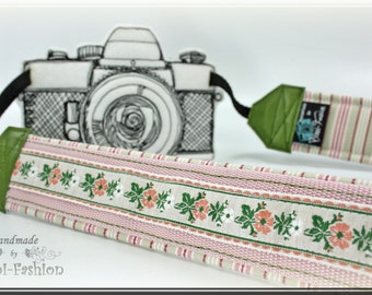 Camera strap vintage style for DSLR or system camera