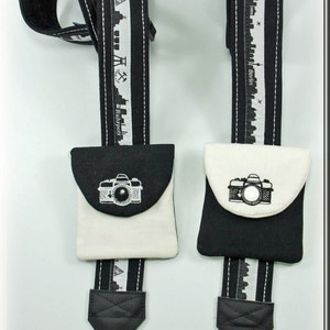 New York Camera strap SKYLINE Camerastrap for DSLR or system camera image 5