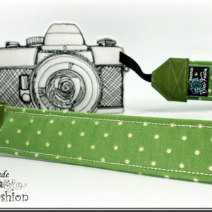 Tracolla per fotocamera con piccoli punti, tracolla per fotocamera per la fotografia DSLR