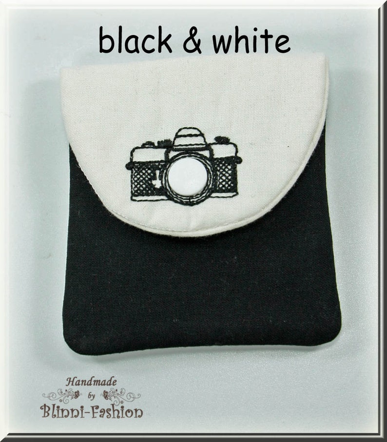 lens cap case pouch to fix on strap Bag for camera accessories in 4 varieties