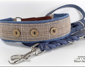 SAMPLE SALE Dog Collar in different colors, Pull Stop Collar for Dogs, Martingale, Rhodesian Ridgeback, Africa