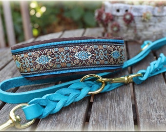 Halsband ORIENTAL met treinhalte voor uw hond, halsband in verschillende kleuren