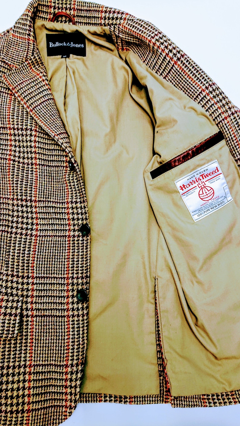 Harris Tweed Equestrian riding jacket for Bullock /& Jones