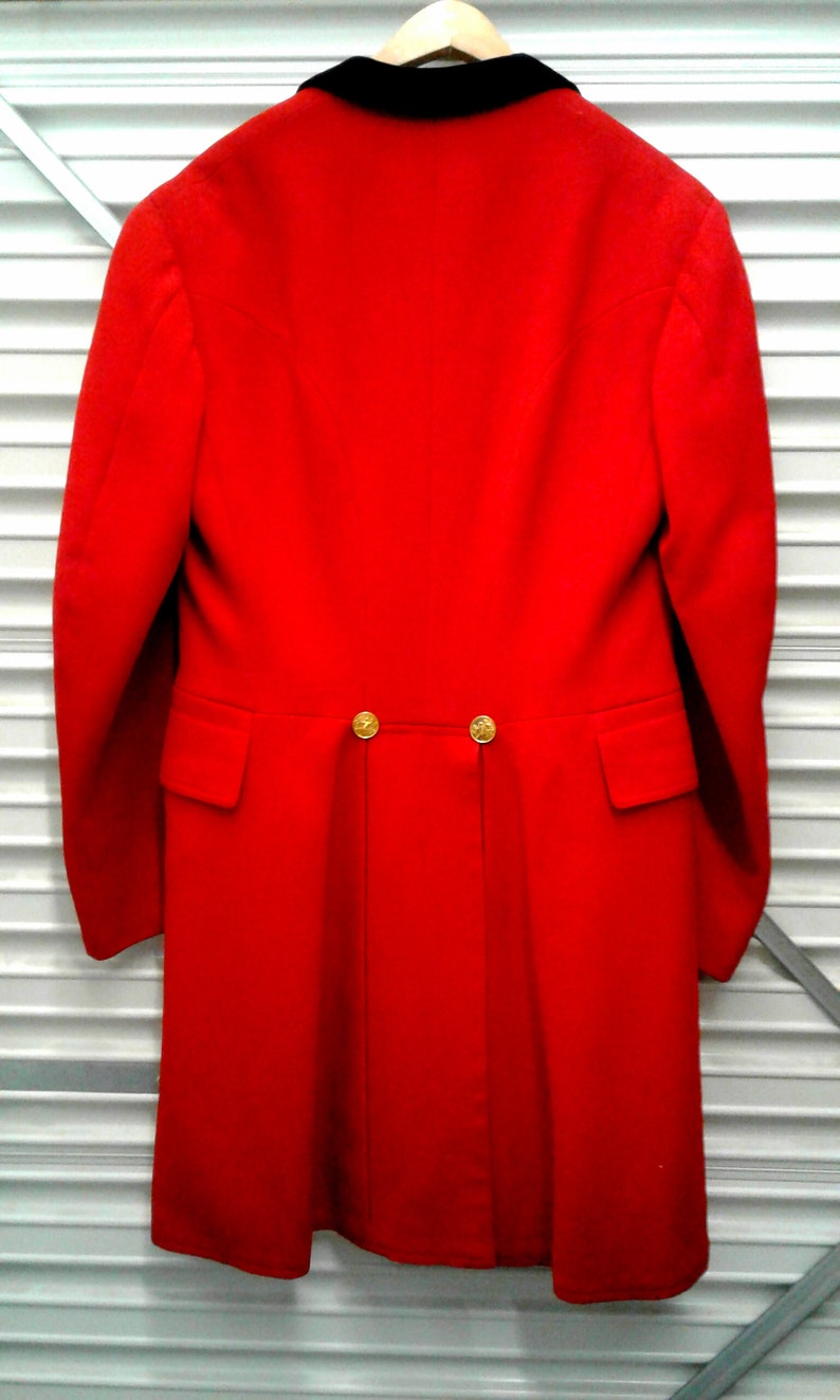 Fox Hunting Red Coat vintage Circa 1958 | Etsy