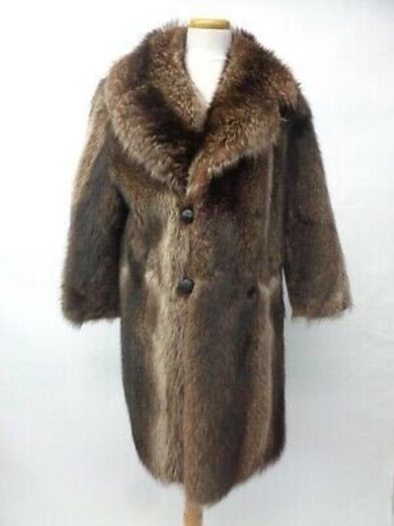 1920's Style Raccoon Coat