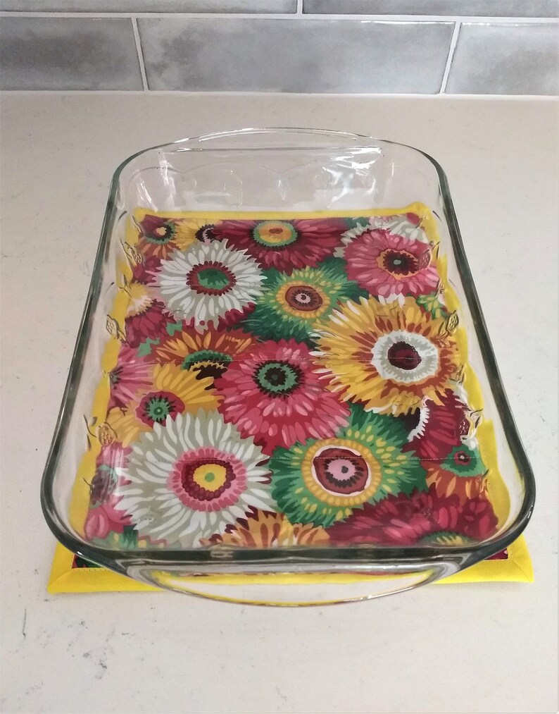 Casserole Size Hot Pads Quilted Hot Pads for your Casserole Etsy