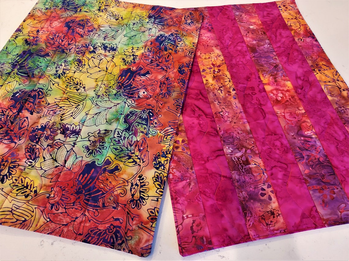 Assorted Batik Placemats 4 Piece Set of Batik Placemats Etsy