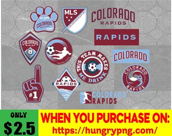 Rare Colorado Rapids MLS Soccer Collectors Keychain 