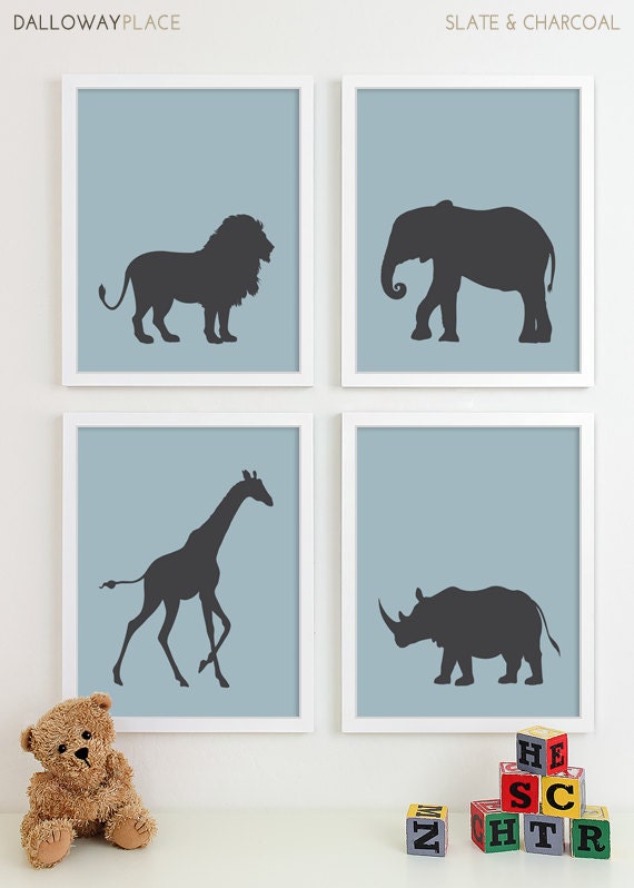 jungle nursery wall art