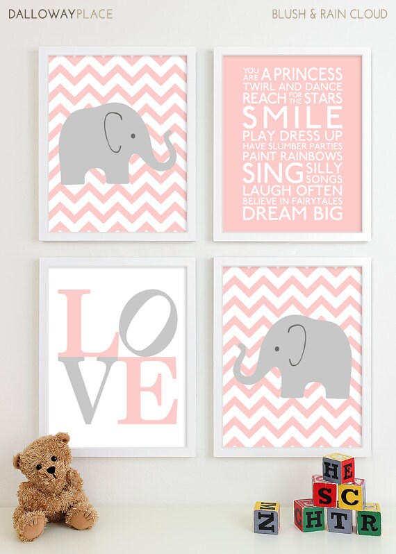 baby girl room prints