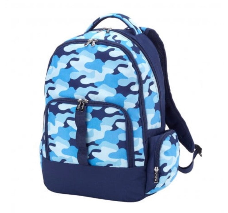 Cool Camo Monogrammed Backpack and Lunchbox Combo