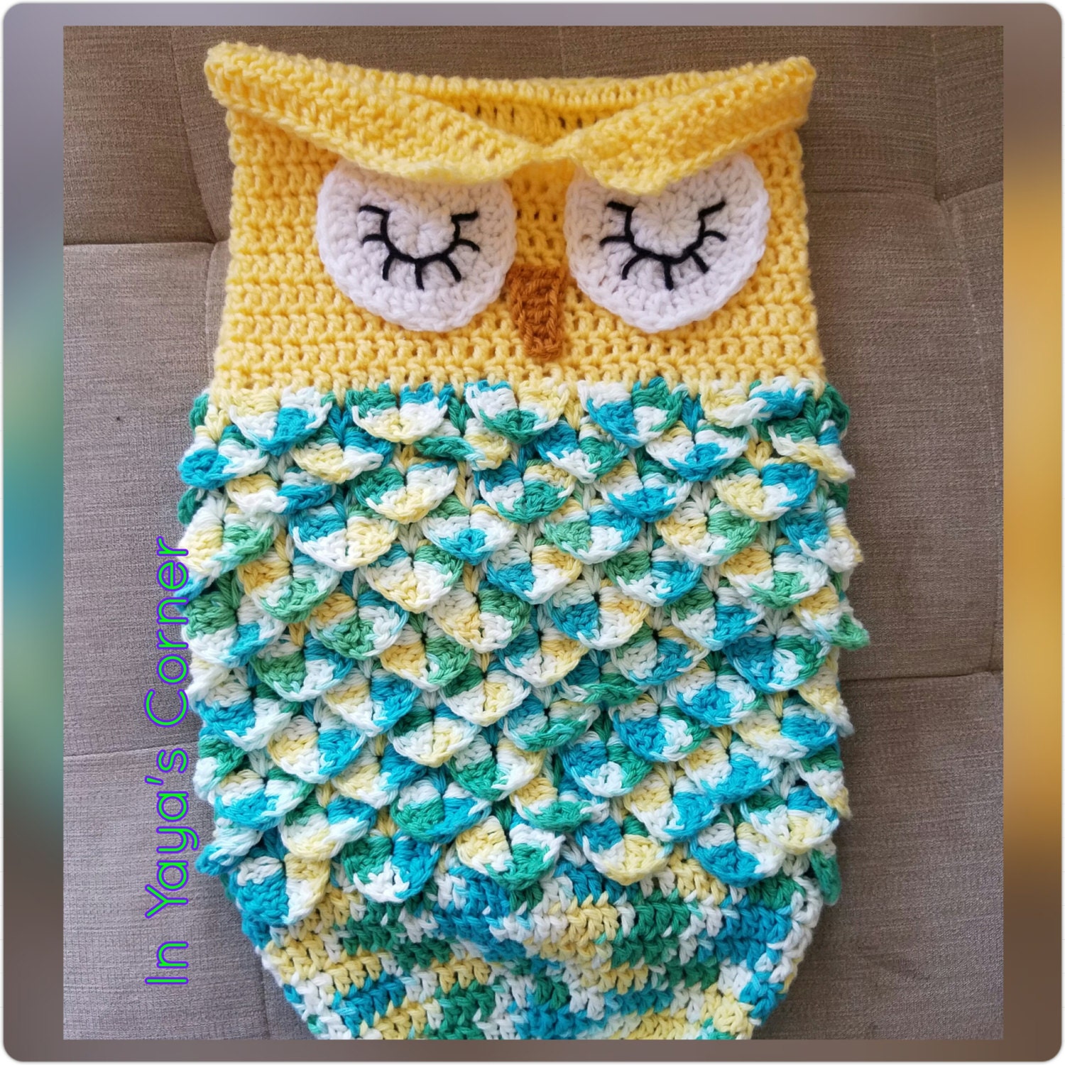 Crochet Baby Owl Cocoon Baby Sack Sleeping Owl Photo Etsy Crochet Baby Owl Cocoon Baby Sack Sleeping Owl Photo Etsy