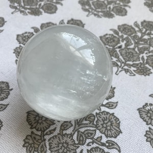 large optical calcite sphere
