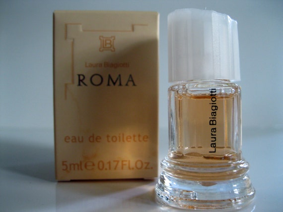 Roma by Laura Biagiotti Eau De Toilette Miniature in Box FREE UK DELIVERY -  Etsy