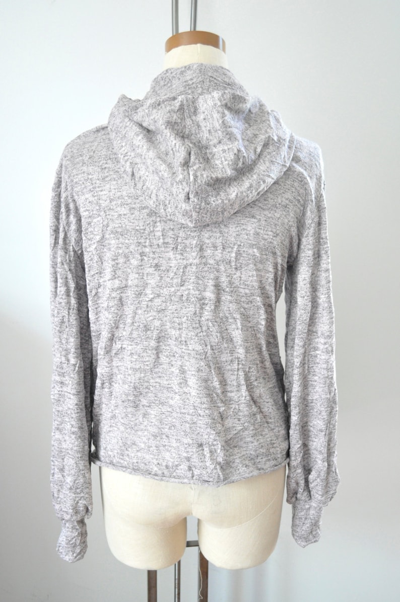 Light Rose Pink Heathered Pullover with Hood