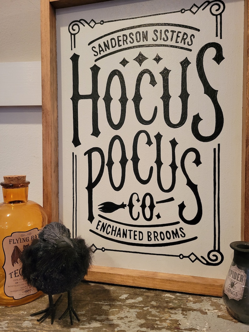Hocus Pocus Wood Sign - Etsy