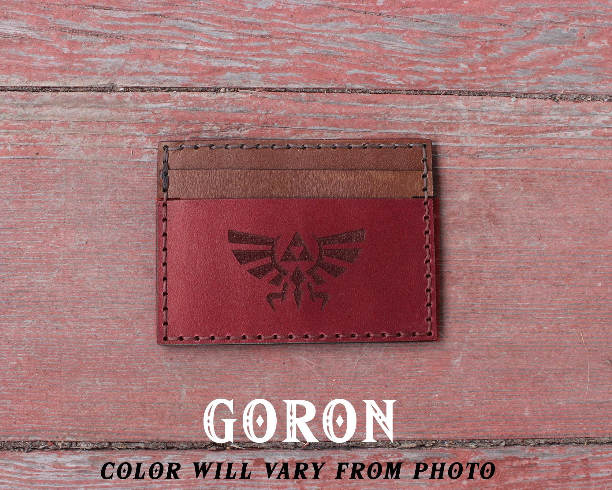 Legend of Zelda Leather Card Holder Wallet - Full Grain - Color