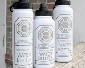 Dharma Initiative Water Bottle: LOST Inspired, Insulated Stainless Steel