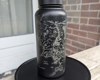 Ring Bearer's Journey Map - Stainless Steel Insulated Water Bottle Thermos