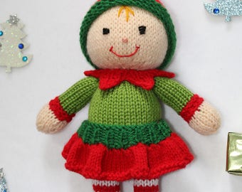 Tailles 27 cm 41 cm & 52 cm DK Knitting Pattern Noël Elfes Jouets 2
