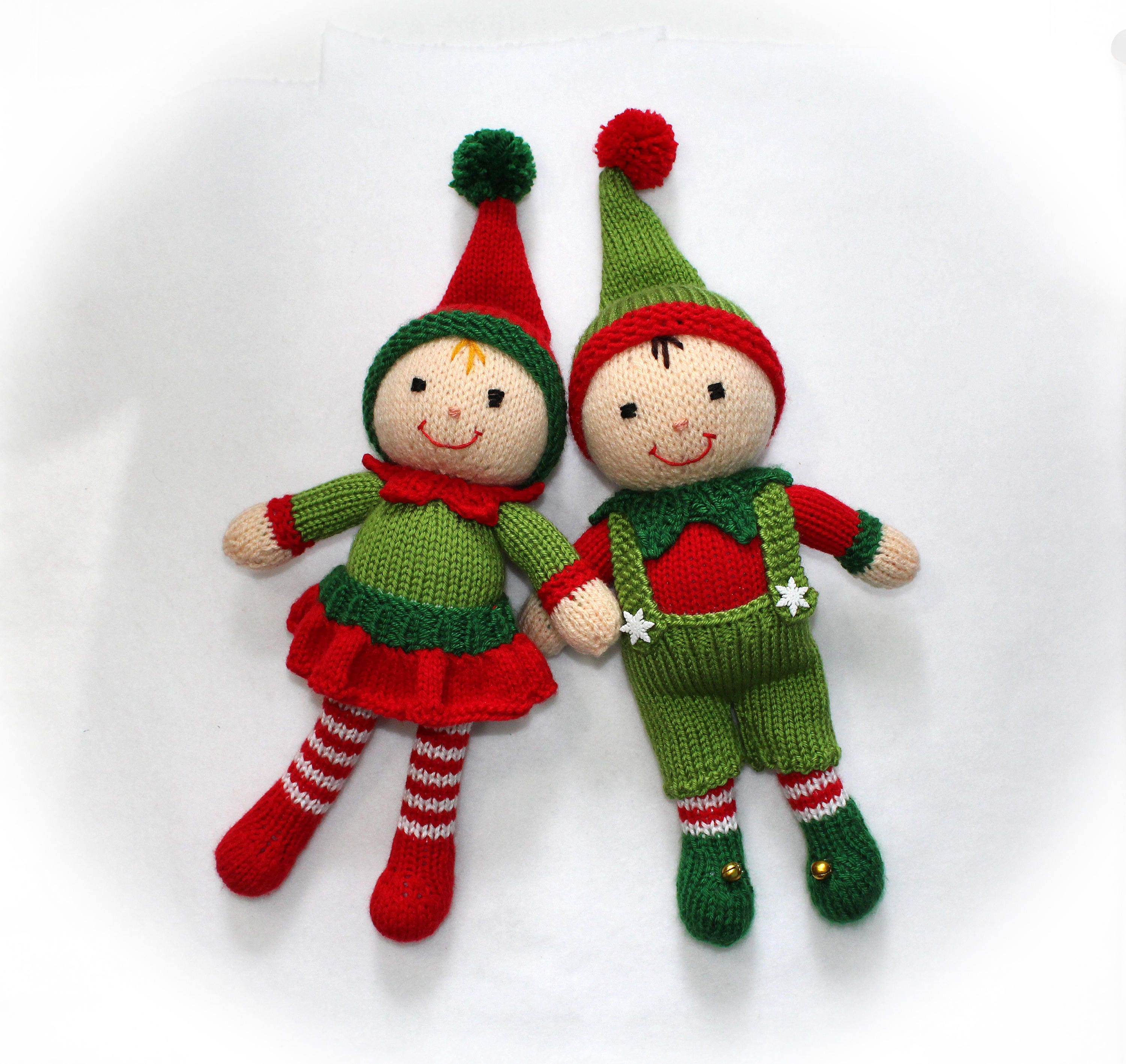 Christmas Elf Toy Knitting Pattern. Santa's Helpers. Toy Etsy
