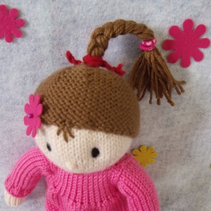 Knitting pattern for toy Rosabella doll. Doll knitting pattern. PDF instant download knitting pattern. image 2