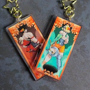 Zagreus and Melinoe (Hades) Acrylic Keychain - Artist Designed and Made