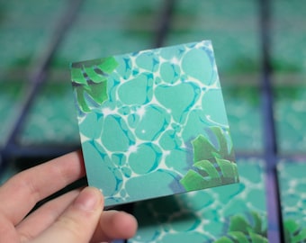 Anime Water Sticky Notes - Artist Designed and Made