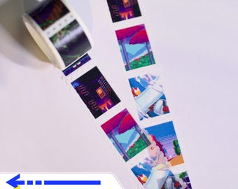 Sonic Stamp Washi Tape - Artist Designed and Made