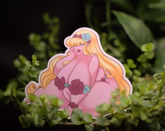 Eve Pin Up Vinyl Sticker - Artist Designed and Made