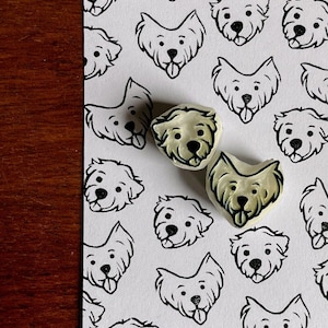 Mini timbro in gomma personalizzato con ritratto di animale domestico, regalo ideale per gli amanti degli animali domestici e gli appassionati di artigianato, semplice ritratto di cane o gatto, regalo commemorativo per animali domestici