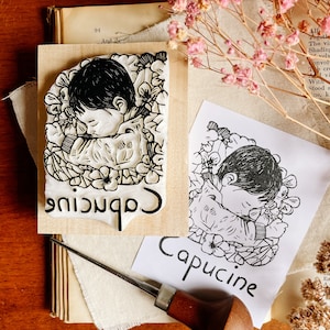 Baby Stempel mit Name und Datum, personalisiert mit Name und Datum, personalisiert mit Name und Datum