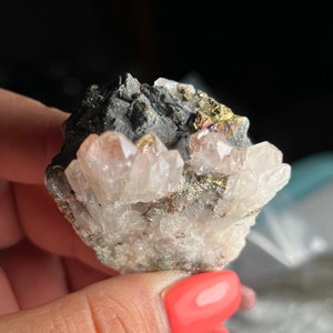 Chalcopyrite with Quartz Mineral Specimen