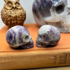 Amethyst Crystal Skulls | Purple Amethyst Crystal Skull Figures