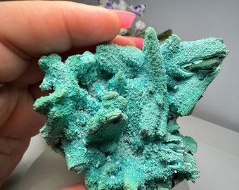 Chrysocolla after Azurite with Malachite - Chrysocolla Azurite Malachite Specimen | Rare Mineral Specimen