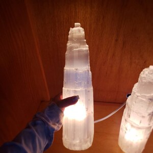 Selenite Lamp | 8-10lb Selenite Lamp