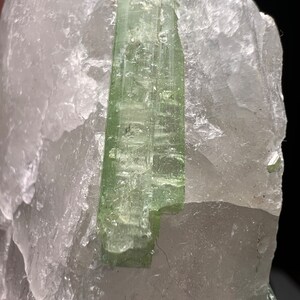 Green Tourmaline Crystal Cluster Specimen | Green Tourmaline Cluster Specimen | Quartz with Green Tourmaline | Green Tourmaline Quartz