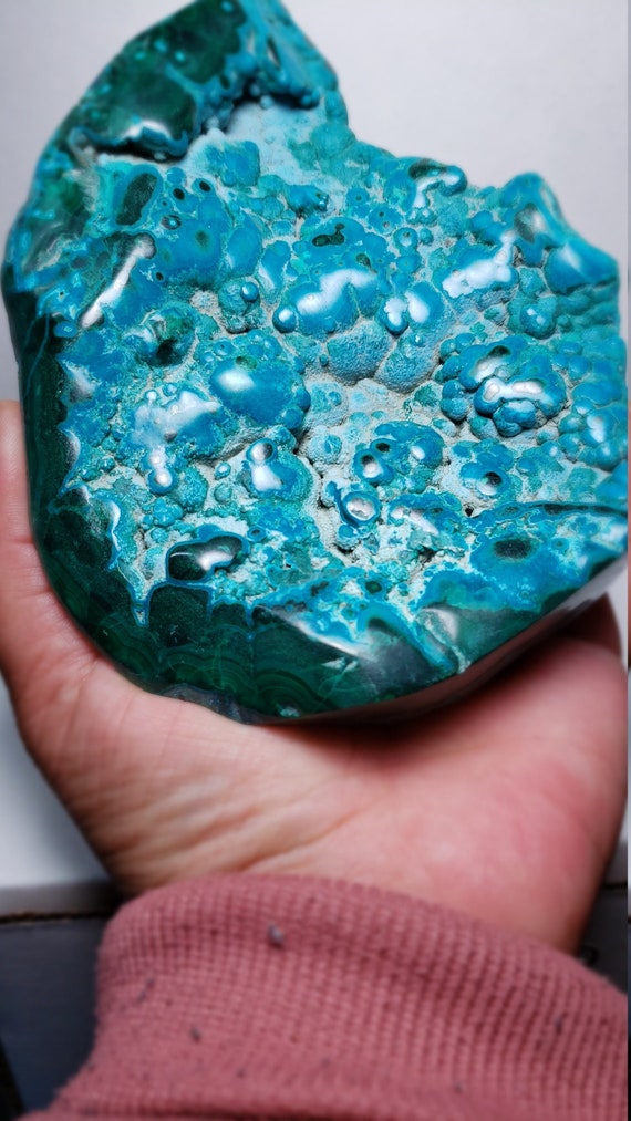 Chrysocolla Malachite Polished Specimen