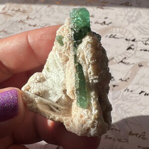 Green Tourmaline Crystal Specimen | Green Tourmaline Cluster Specimen | Quartz with Green Tourmaline | Green Tourmaline Quartz