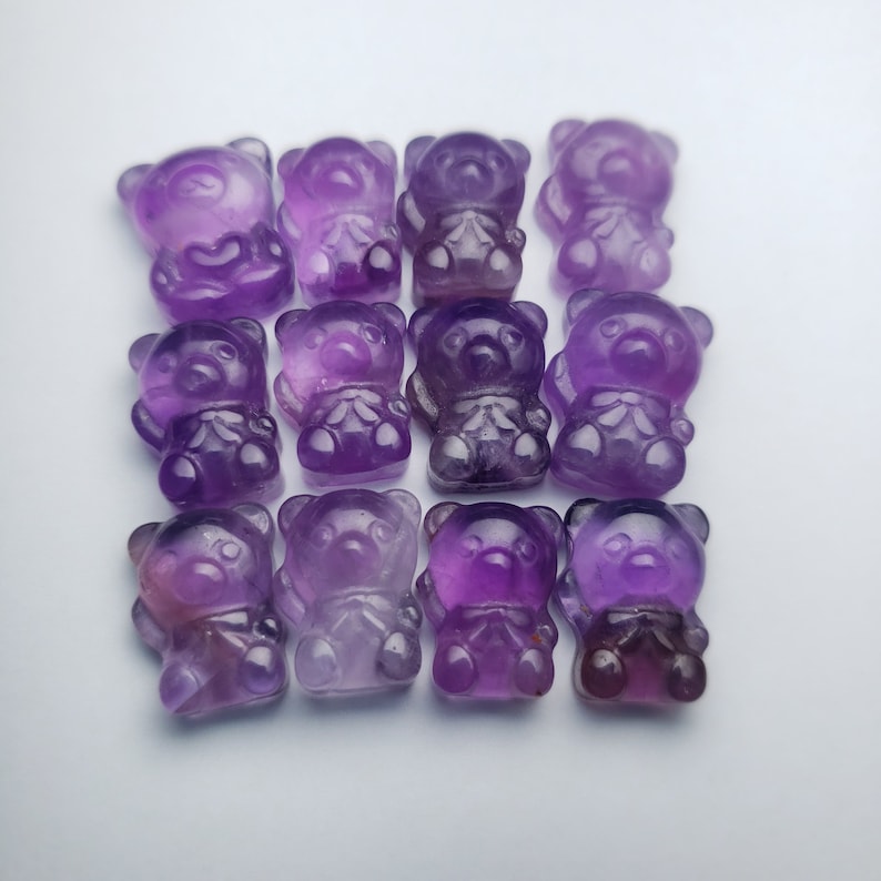 Mini Amethyst Bears image 6