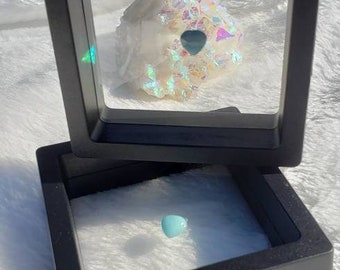 Larimar Mini Heart with Display Box