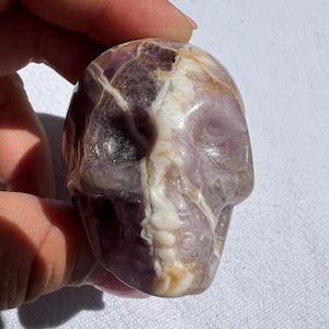Amethyst Crystal Skull | Purple Amethyst Crystal Skull Figure | Amethyst Skull