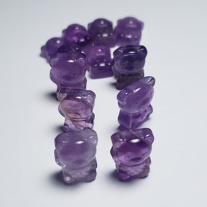 Mini Amethyst Bears image 4