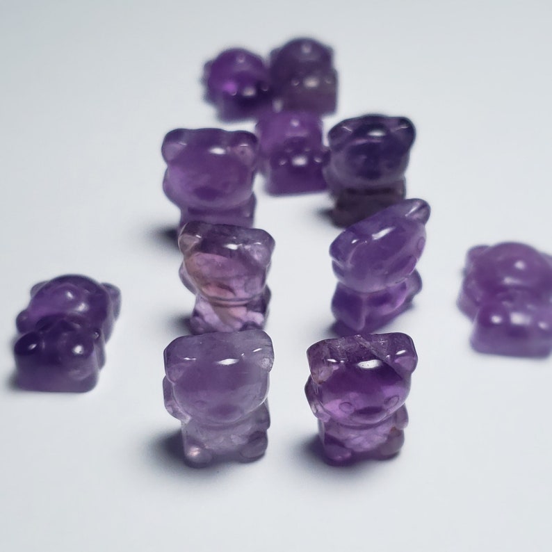 Mini Amethyst Bears image 3