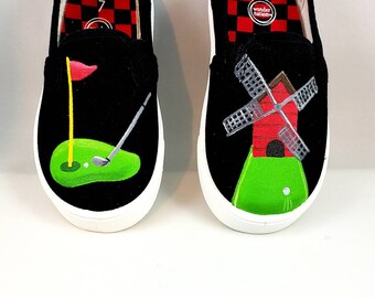 custom painted golf shoes