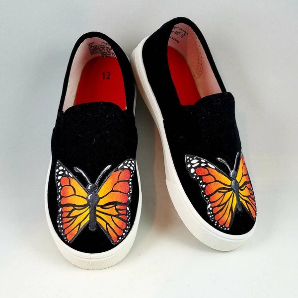 holographic butterfly shoes